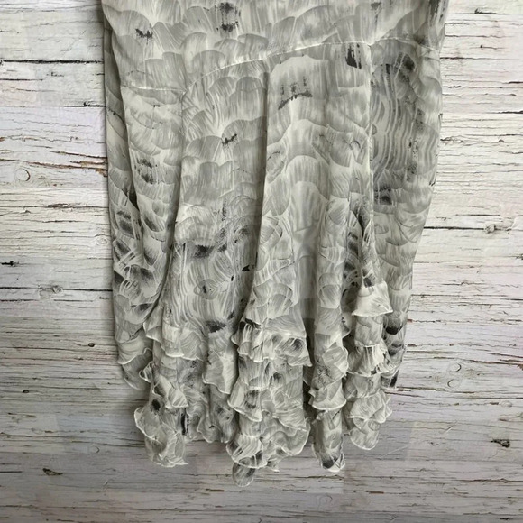 Portmans black gray sheer dress size 12 sleeveless - Picture 8 of 11